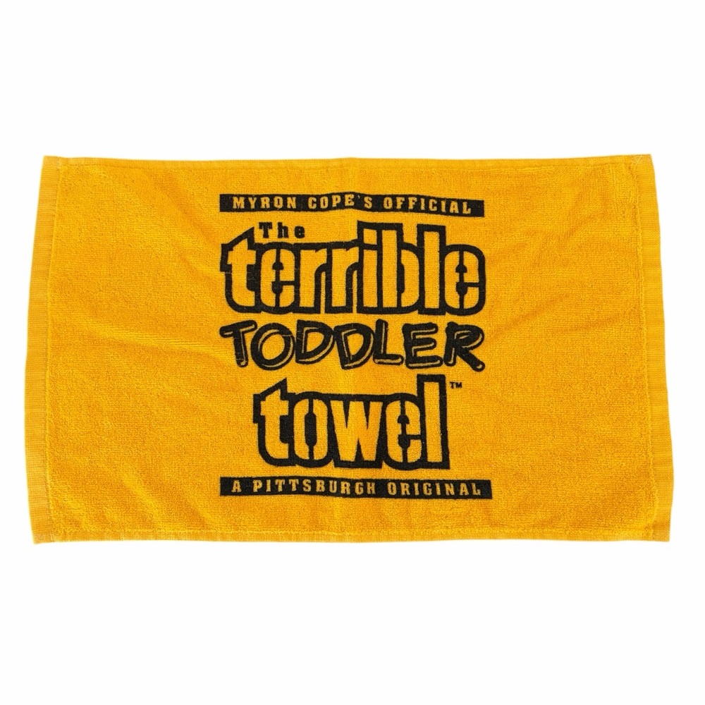 Rare Vintage PITTSBURGH STEELERS The Toddler Terrible Towel Never Used